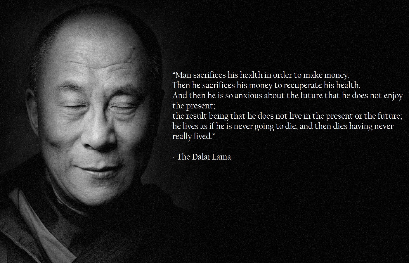 Dalai Lama – before